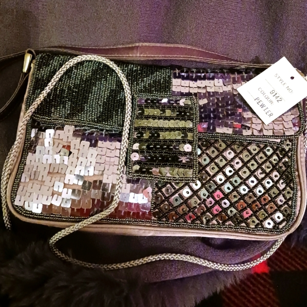 Sequined & Beaded Purse